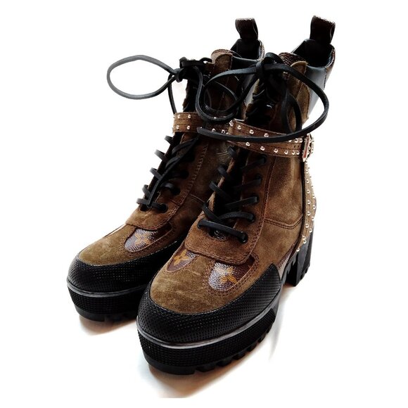 Louis Vuitton Boots Women Browns Suede 610-082325 - Picture 1 of 8